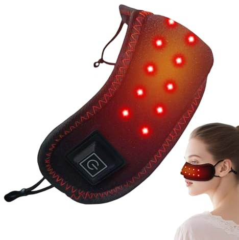 Almohadilla Nasal Térmica Dispositivo Nasal Recargable | Almohadillas Térmicas Nasales Ajustables 3 Niveles Sin Cable con Luz para Alivio Sinusal y Congestión Nasal en Casa y