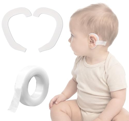KSJEHW 2 Pezzi correttore orecchie a sventola, Set di Patch di Correzione del Padiglione Auricolare per Bambini Cerotti Orecchie a Sventola Neonato Cerotti