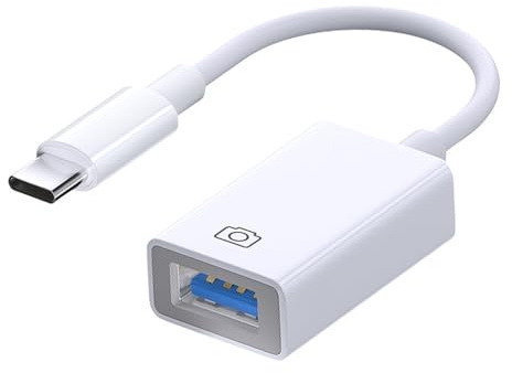 Sooiiyu Adaptador USB Tipo C a USB 3.0, Cable OTG Tipo C Macho a USB Hembra | Compatible con iPhone 17 Pro Max/17 Plus/17/16/15, iPad, MacBook Pro/Air, iMac, Huawei, Samsung Galaxy S25/S24/S23/S22/S21
