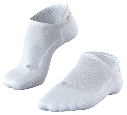 FALKE Damen GO2 Invisible Golfsocken schnelltrocknende atmungsaktive Baumwolle Funktionsmaterial mittelstarke Polsterung antiblasen Füßlinge seitliche Polster für sicheren Stand 1 Paar | mit mittelstarker Polsterung für Spikeschuhe