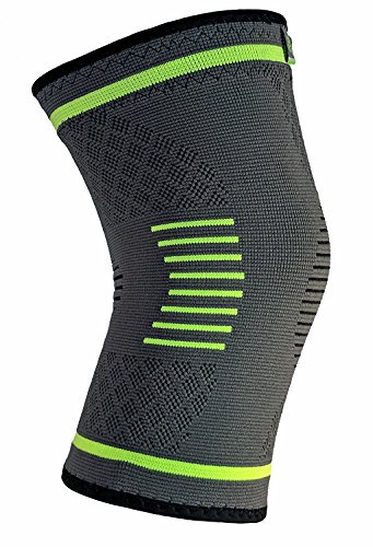 NatraCure Kniebandage & Knieschoner schützt bei Sport, Joggen, Fitness – Knieschützer & Knie Bandage, schmerzlindernd bei Meniskus Verletzung & Arthrose – Extra Groß, Größe XL