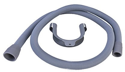 First4Spares Universal Washing Machine Drain Hose Pipe with 22mm / 29mm Hose Ends (2.5 Metres)
