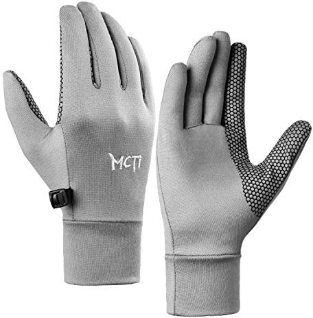 MCTi Laufhandschuhe Herren Damen Handschuhe Touchscreen Liner Leicht Sporthandschuhe Motorrad Radfahren Wandern Arbeiten