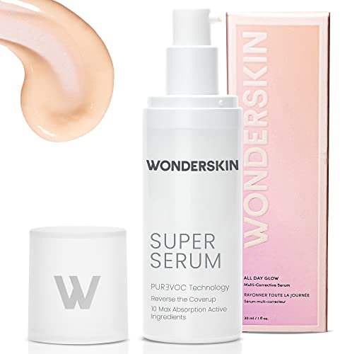Wonderskin Super Serum – All Day Glow Multi-Corrective Serum, Hautpflege-Gesichtsfeuchtigkeitscreme, Vitamin C Mit Hyaluronsäure, Anti-Aging-Purevoc-Reihe