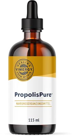 Vimergy PropolisPureTM (57 Servings) – 1220mg Propolis Extract – Standardized to polyphenols – Vegetarian Supplement – Formulated Without Sugar or Binders – Non-GMO & Gluten-Free (115 ml)
