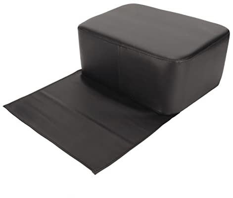 Siège rehausseur de salon de coiffure , coussin de rehaussement en cuir PU souple épais 17 cm de hauteur coussin de siège rehausseur de salon pour spa pour enfants
