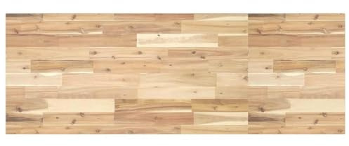 vidaXL Dessus de Bureau Non traité 120x50x2 cm Bois d'acacia Massif