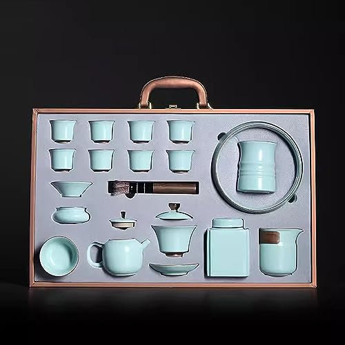 XaEjNzwDT Tetera marroqui teteras para te Juego de te Artefacto automático para Hacer té para Gente Perezosa, Juego de té de cerámica para el hogar(Color:7,Size:)