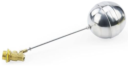 Schwimmerventil Schwimmerventil, 1 Stück Schwimmerventile aus Edelstahl mit schwimmender Kugel, 1/2 Zoll, 3/4 Zoll, 1 Zoll, Schwimmerkugelventil for Wassertanks, SS201, Durchflussregelung for Zisterne