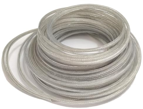 Stahldraht Rasentrimmer Trimmerfaden 2,4mmX30m,VÉZAAR Metal Mähfaden,Quadratisch