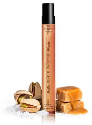 PUREAMOR Perfumes de feromonas para hombre y mujer, nº 62, pistacho y caramelo salado, también mezclas de almendra, heliotropo, jazmín, notas de vainilla, 100 ml