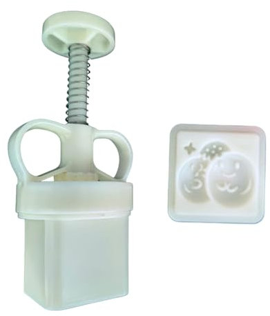 Stampi quadrati per torta di luna, Midautumn Festival torta lunare Maker Cookie Stampi a mano Torta di luna Strumento di cottura