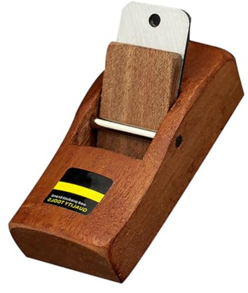 Homoyoyo Cepilladora de Madera Manual de Plástico y Metal para Trabajar Madera y Placas de Yeso, Herramienta y Afilada para Carpintería y Bricolaje