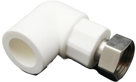 Raccordo for scaldabagno in PPR da 1 pezzo, 20 mm-1/2'', raccordi for tubi diretti/gomiti/a T in rame puro(L)