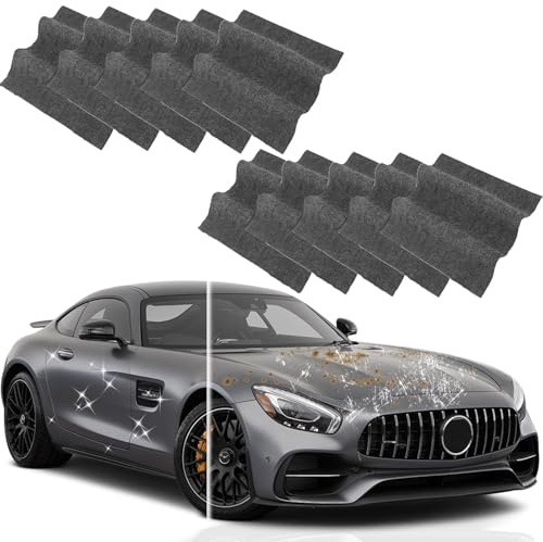 Kratzer Entferner Poliertuch Auto, 10 Stück Autopolitur Kratzer Entfernern, Autolack Kratzer Entferner, Car Scratch Remover, Autopolitur Mikrofaser Poliertuch für Leichte Kratzer, Kratzerentferner