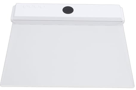 Cryfokt LED-Buchleuchte, 3 W, Stufenlos Dimmbar, Wiederaufladbar, Klare LED-Flachbuchleuchte mit Timer, 3 Farbtemperaturen, Dimmbare Panel-Platte, Buchlampe Zum Lesen, Studenten