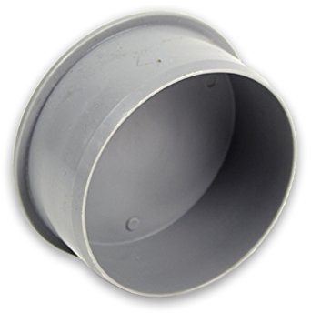 Eigenmarke HT Muffenstopfen DN 90, Polypropylen (PP), Grau, Abflussrohr, 50 cm, 1 Stück