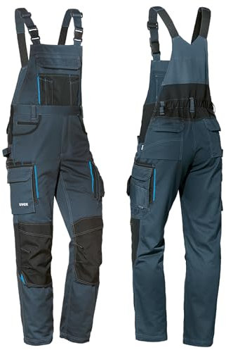Uvex Tune-up Männer-Cargohose - Latz-Bundhose für die Arbeit - Dunkelblau - 58