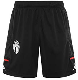 Kappa AHORAZIP PRO 4 AS Mónaco Short Bambini unisex Nero/Rosso