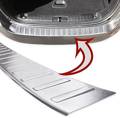 Recambo | Protector de Parachoques Trasero | Compatible con Fiat Tipo Combi | Tipo 356 | a Partir de 2015 | Acero Inoxidable Mate | Protección Borde de Carga