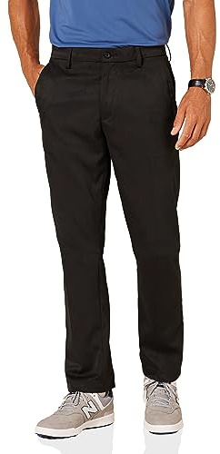 Amazon Essentials Herren Golf-Stretchhose, Gerade Geschnitten, Schwarz, 40W / 32L