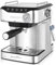 HEINRICHS Espressomaschine, Barista Siebträgermaschine mit 850W, 20 Bar Druck, Kaffeemaschine mit Milchaufschäumerstab, Doppelauslauf, abnehmbares Tropfgitter, 1.6Liter Wassertank, LED-Touch-Display