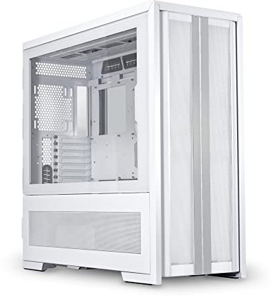 Lian Li V3000 Plus GGF Edition Big Tower Gehäuse - anpassbar mit 3 Modi, E-ATX & EEB Mainboard, bis zu 16 Lüfter, Platz für Vier 360 bis 480 mm Radiatoren, schwenkbare Hartglas Seitenteile - Weiß