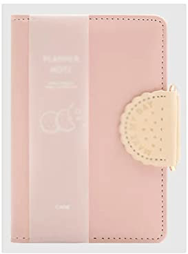 Notizheft liniert A7 Mini Cute Journal Hardcover College Notepad Pocket Notebook mit magnetischer Saugschnalle for Office School Supplies Tagesplaner (Color : Pink)