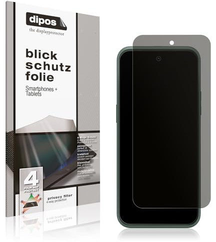 dipos I Blickschutzfolie kompatibel mit Nokia XR 21 Display-Schutzfolie matt mit 4-Wege Sichtschutz-Effekt