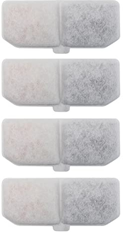 Nestling Filtre distributeur d'eau en coton pour animal de compagnie, filtre de rechange pour fontaine à boire pour chat, alimentation et arrosage des chats, filtre de fontaine à charbon actif de
