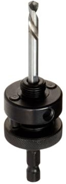 Arbor with Pilot Drill - option to buy Bi Metal HSS Hole Saw - Drilling Cutting Wood, Metal Sheet, Stainless Steel, Plastic, Pipe, Drywall, Circular Holesaw (Arbor, 1/4 Hex 32-152mm)