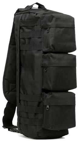ANSNOW Outdoor-Pistole, Waffentasche Mit Gepolstertem Seitlichen Tragegurt, Gewehrrucksack,Entasche Mit Integriertere Und Magazin Aufbewahrung/Schwarz