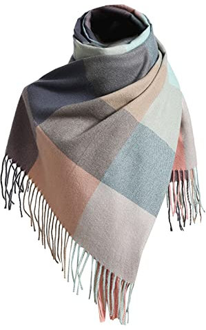 Leoparden Schal Gelb Junge -Schal, warm, weich, groß, Decke, Schal, weicher Schal Schal Blau Gelb Kaschmir Schal Damen Rot Fusselfreie Tücher Ölen Vorhang Schal Gardinen Schals 2 Set (D, One Size)