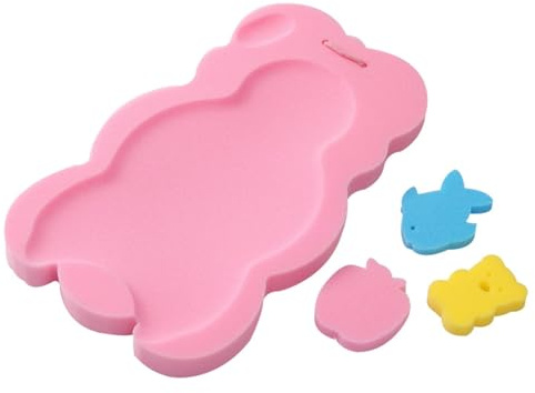 Baby Badekissen Faltbare Baby Badewanne Pad & Stuhl Einsatz Babywanne Badewanneneinsatz Badewanne Neugeborenen Sitz Duschmatte Für Neugeborene Badewannenkissen Für Badezimmer, Badewannen