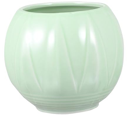 Toyvian 1Pièce Pot De Fleurs Céramique Décoratif Conteneur De Plante pour Jardin Design Moderne pour Fleurs Parfait