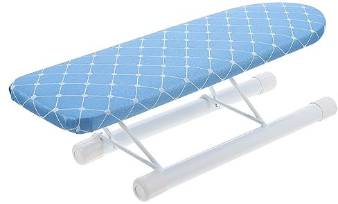 ULTECHNOVO Mini Asse Da Stiro Pieghevole Per Uso Domestico Supporto Stabile Per Ferro Da Stiro Portatile Struttura Robusta Per Soggiorno Camera Da Letto e Viaggi
