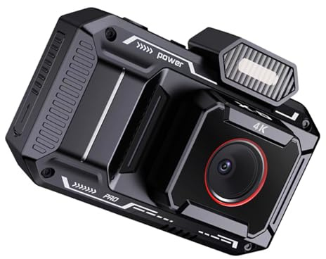 Videocamera 4K Portatile: Stili Retrò Antisfocatura Design Facile Da Usare Per Principianti E Viaggiatori Videocamera ABS Leggera