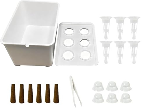 Scatola per piantare | Set Completo per Giardinaggio Domestico | Kit per piantare piantine idroponiche Indoor | Scatola per piantagioni idroponiche, Interno per Fiori di lattuga