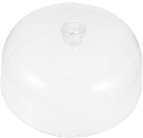 GARVALON Cupola a Forma di Cupola in Acrilico per Cake Stand Trasparente Copertura Riutilizzabile e Protezione Alimentare per Dessert Shop