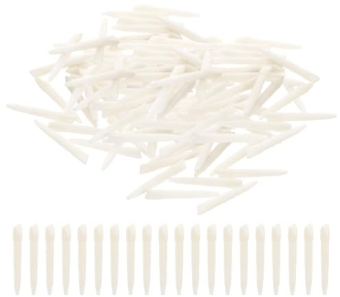 VILLFUL 100 Puntas de Repuesto para Marcadores Diseño Doble, Fibra Natural, Punta Fina y Gruesa, para Escritura Suave y Dibujo Creativo en Educación