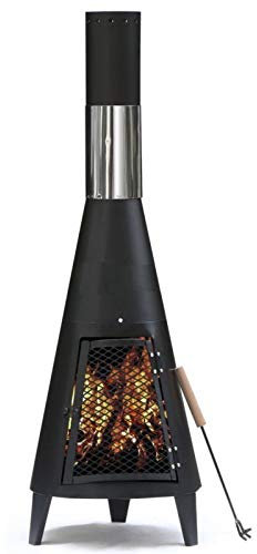 Garden Steel Chiminea Patio Heater Fire Pit BBQ Chimnea home hut