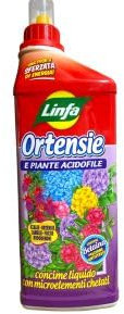 LINFA CONCIME Liquido per ORTENSIE E Piante ACIDOFILE LT. 1