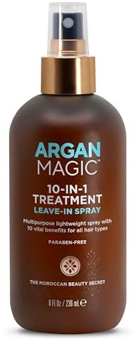 Argan Magic 10 en 1 tratamiento capilar y estilizado espuma blanca