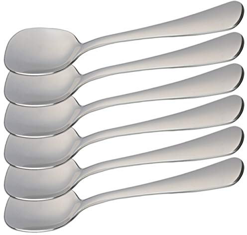 6 Eislöffel 14,5 x 3 cm Edelstahl 18/0 Schlichtes Und Elegantes Design