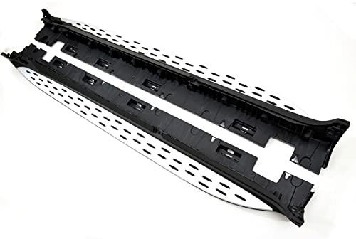J&J AUTOMOTIVE Pedane Laterali per Mercedes GLC X253 / Coupe C253 2015-2022, Sottoporta Minigonne in Alluminio e Plastica ABS, Set Completo con Materiale di Montaggio Incluso