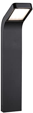 Paulmann 94746 luminaire d'extérieur LED borne lumineuse Kulma Résistant à l’eau de mer IP44 500mm 3000K 7,5W 520lm 230V anthracite Alu Blanc chaud