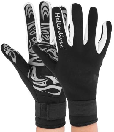 wasserdichte handschuhe, Neopren-Handschuhe, 2 Mm, S-Schwarz Tauchhandschuhe, Tauchhandschuhe, Warme Neoprenanzug-Tauchhandschuhe, Fünf-Finger-Surfhandschuh Zum Speerfischen, Paddeln, Kajakfahren