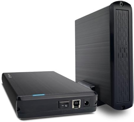 FANTEC DB-G35U3-6G USB3 USB3.2 Gen1 Festplattengehäuse für 1x SATA 3,5 Zoll Festplatte, Transferraten bis 5Gbit/s (SUPERSPEED), UASP, Standbyfunktion, Fester Schalter, Aluminium, schwarz