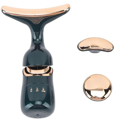 Jognee Dispositif facial de rajeunissement de Peau, masseur de Visage Anti Rides, Dispositif de Beauté du Visage avec 3 modes, Dispositif facial 45℃ V