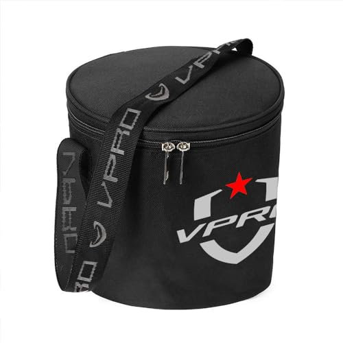 VPRO Borsa impermeabile per dischi da hockey, per dischi e palline, può contenere fino a 80 dischi